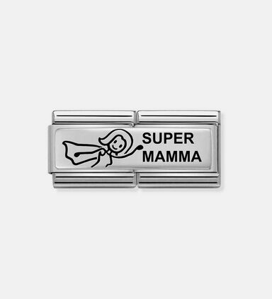 Composable Classic Silver Super Mamma Double Charm