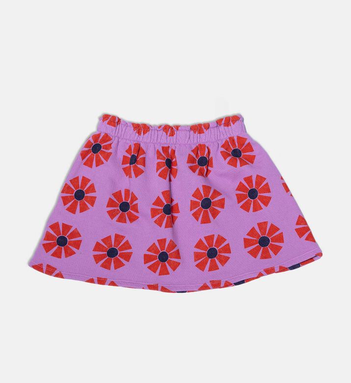 Bobo Choses All-over Kaleidoscopic Flower-print Elasticated Waist A-line Skirt, Packshot View