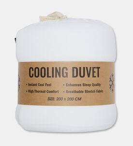 Home Deco and More Zina Cooling Comforter, White, 200x200-cm, Packshot View