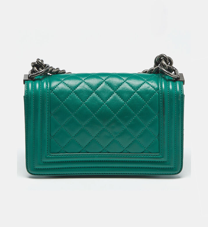 Chanel Preowned Coco Chanel Quilted Leather Small Boy Flap Bag, Packshot View