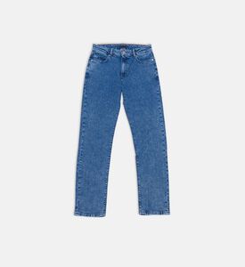 Embroidered Logo Jeans