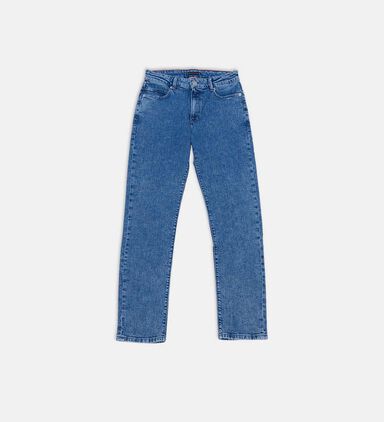 Embroidered Logo Jeans
