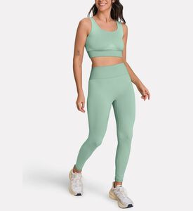 LIVE! Gradient Seamless Knit Leggings, Green, L, Model View