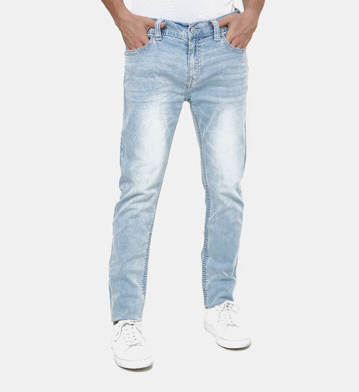 Cotton Slim-fit 5-pockets Denim Pants