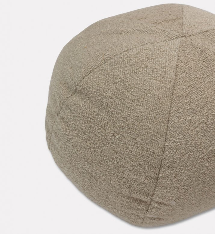 Home Deco and More Soho Spherical Cushion, Beige, Packshot View