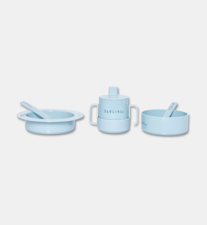 Design Letters Favourite 3-piece Mini Bowls Set, Light-blue, Packshot View