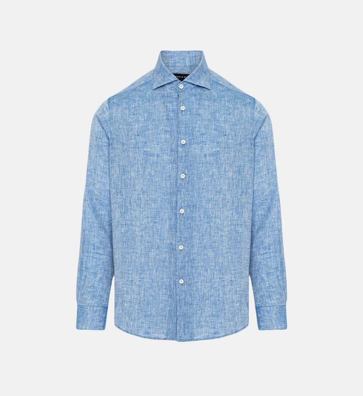 Linen Straight Hem Shirt