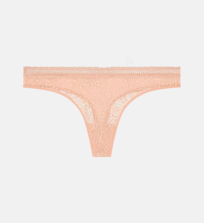 Simone Perele Tanga Polyamide Mesh String Slip, Light-pink, L, Packshot View