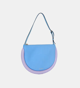 Leather Moon Shoulder Bag