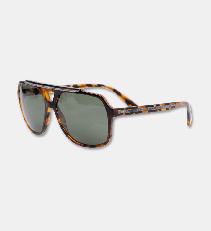 Dolce & Gabbana Tortoiseshell Pilot Shape Sunglasses 60, Packshot View