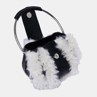Calf Leather Trimmed Ring Pouch