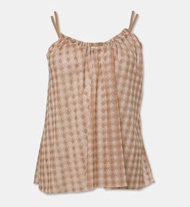 Forte-Forte Geometric-print Sleeveless Top, Packshot View