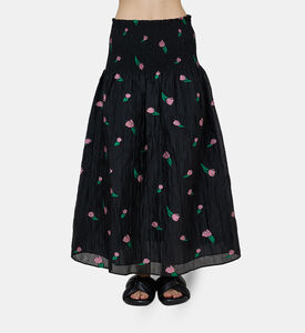 فستان ميدي بنقشة أزهار