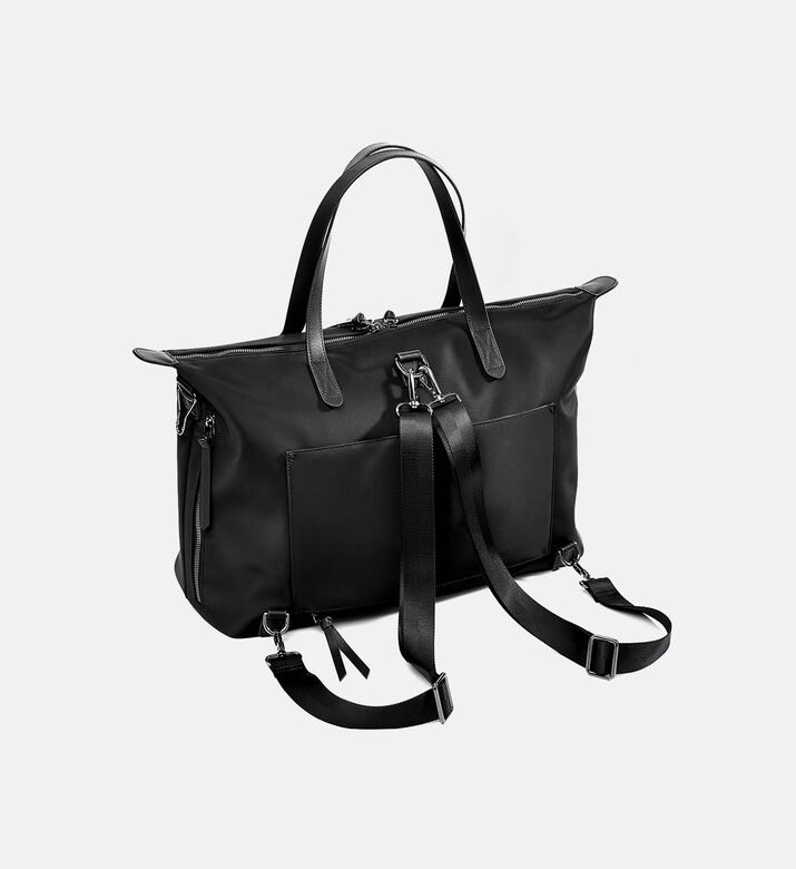 حقيبة حفاضات مبطنة بتطريز تاج