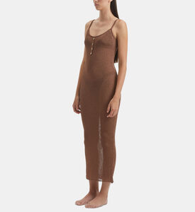 فستان لولسار محبوك معدني