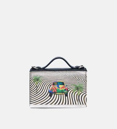 Vw Beetle Illustration Mini Handbag