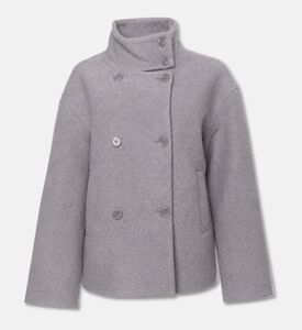 Galeries Lafayette Stand-collar Double-breasted Jacket, Packshot View