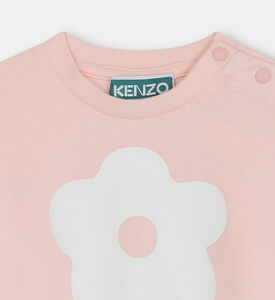 Flower Printed Jersey T-shirt