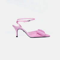 Bow Ankle Strap Heels