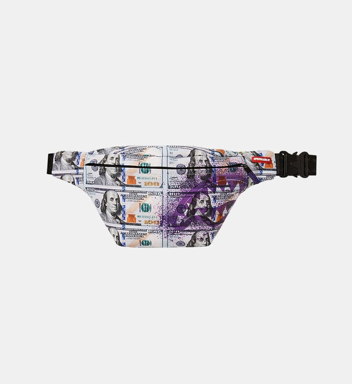 All-over Money-print Cross-body Bag