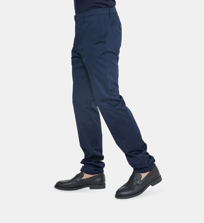 One-button Cotton Trousers One-button Cotton Trousers
