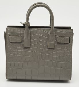 Yves Saint Laurent Saint Laurent Croc-embossed Leather Nano Classic Tote Bag, Packshot View