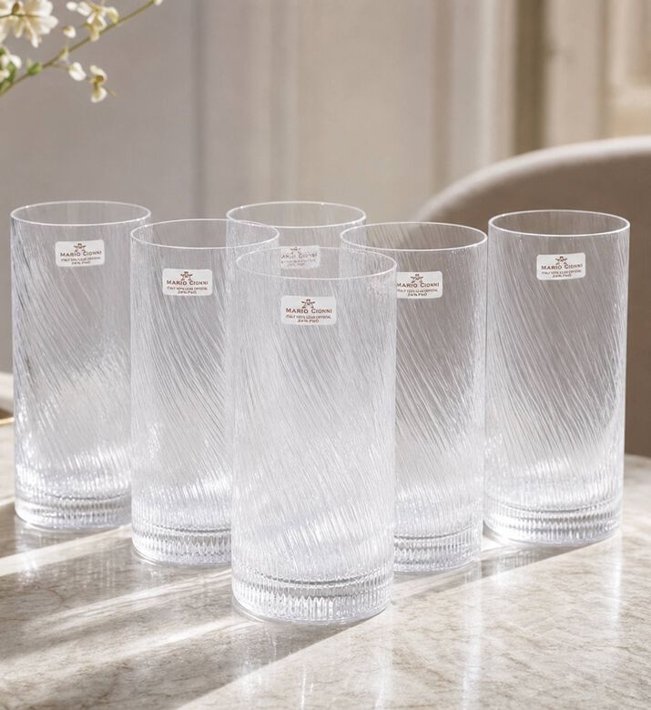 Mario Cionni Hair Totes Crystal Hb Tumbler, Model View