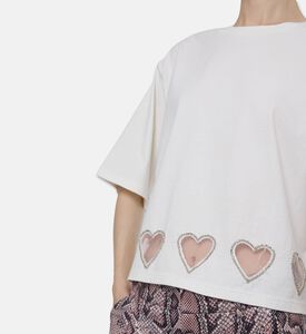 Alice and Olivia Evan Oversized T-shirt, Model View