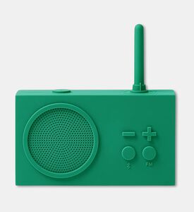 Lexon Design Tykho 3 Fm Radio Bluetooth Speaker, Green, Packshot View