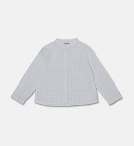 Jules & Juliette Paris Cotton Long-sleeve Mandarincollar Shirt, Packshot View