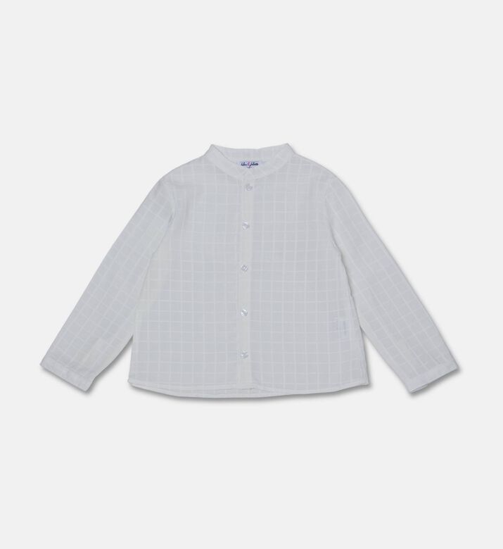 Jules & Juliette Paris Cotton Long-sleeve Mandarincollar Shirt, Packshot View