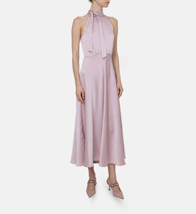 Halter-neck Midi Dress