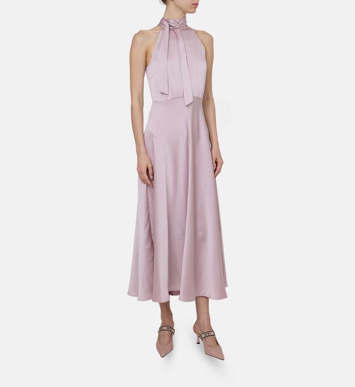 Halter-neck Midi Dress