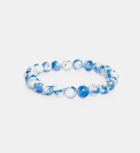 Agate Beaded Chain Bracelet