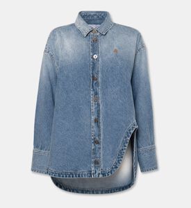 The Attico Diana Denim Oversized Shirt Jacket, Packshot View