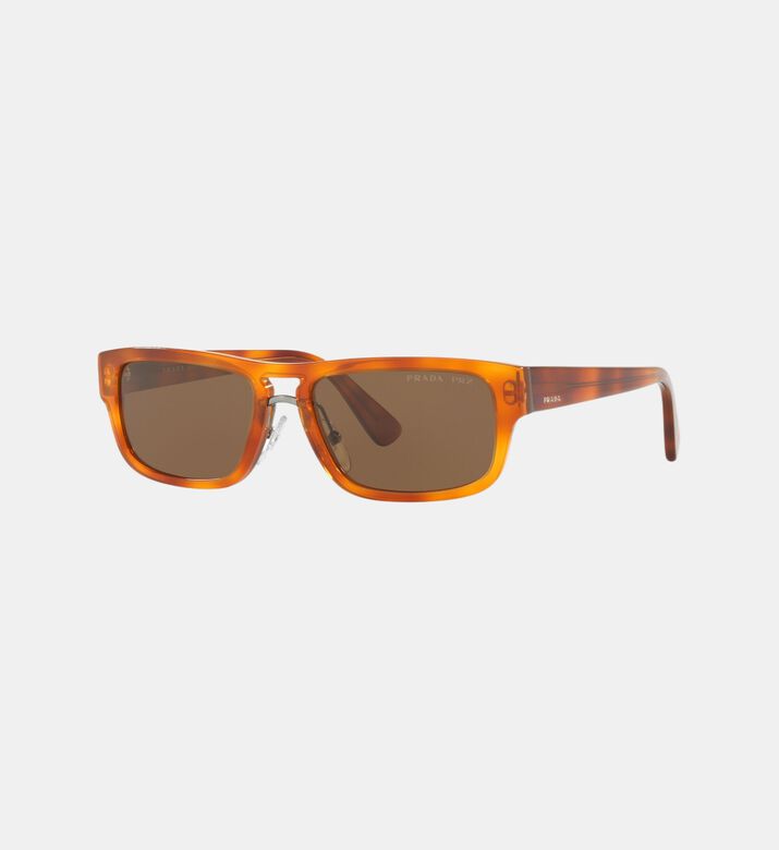 Rectangular Tortoiseshell Sunglasses 56