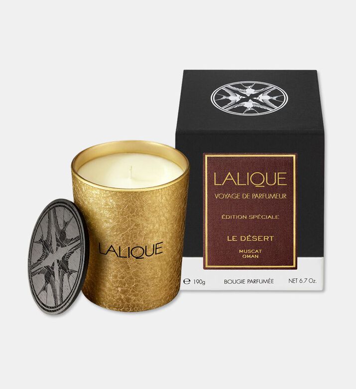 Lalique Le Desert Muscat Scented Candle, Packshot View