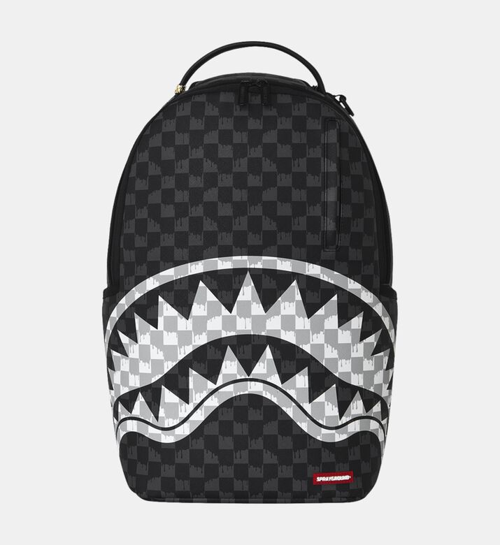 Sprayground Backpack Black White Drip, Packshot View