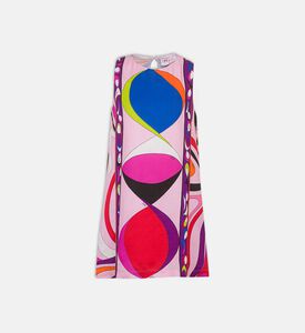 Emilio Pucci Iris-print Sleeveless Dress, Packshot View