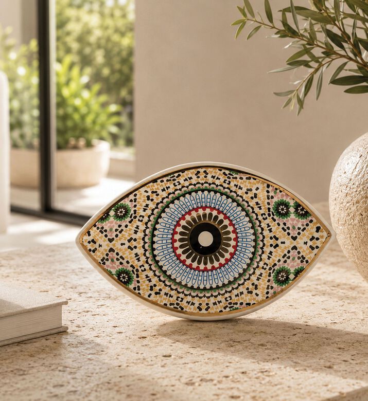 Eye Arabesque Ceramic Wall Decoration