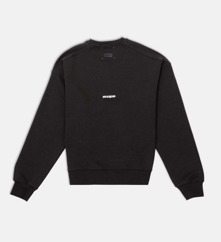 Casual Crewneck Regular-fit Sweatshirt
