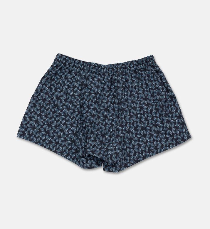 Zimmerli Of Switzerland Cotton All-over Print Boxer Shorts, Blue, M, Packshot View