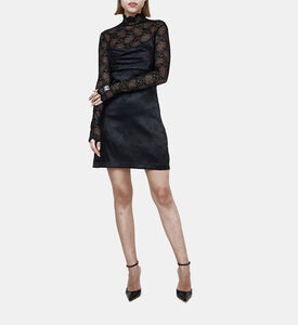 فستان منسدل الخصر دانتيل لافانا