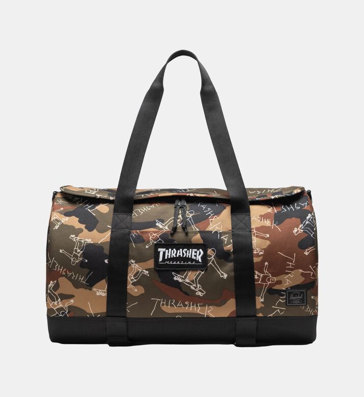 Woodland Camo Dual Top Handles Duffle Bag