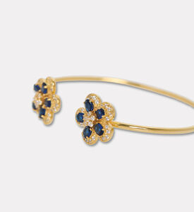 Raife Bangle Blue Flower, Packshot View