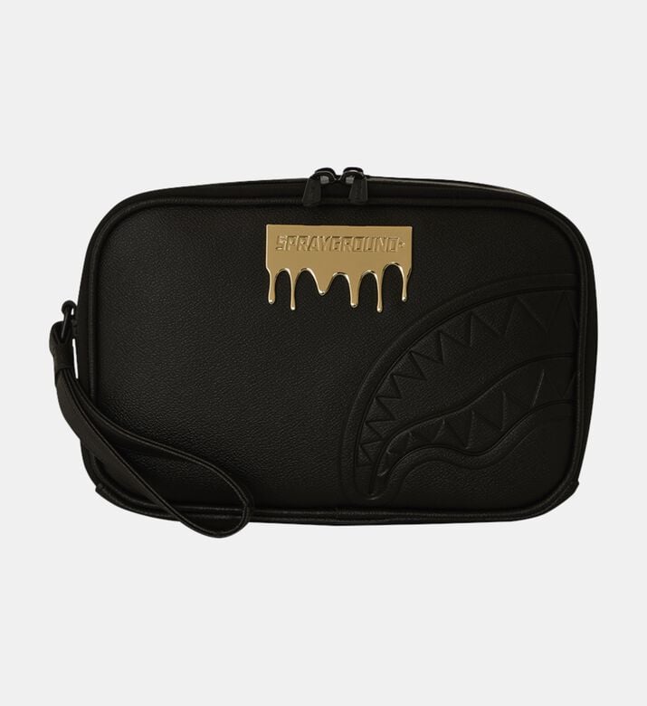 Sprayground Gold Brick Accessory Pouch, Packshot View