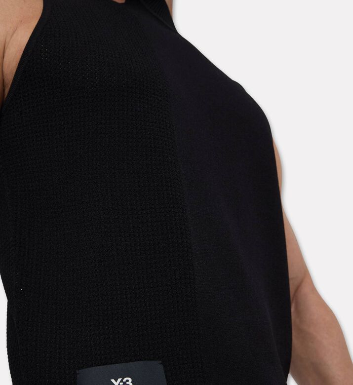 Y-3 Knit Sleeveless Regular-fit Top, Model View
