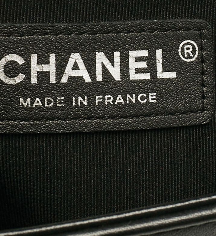 Chanel Preowned Chanel Black Quilted Leather Small Boy Flap Bag, Packshot View