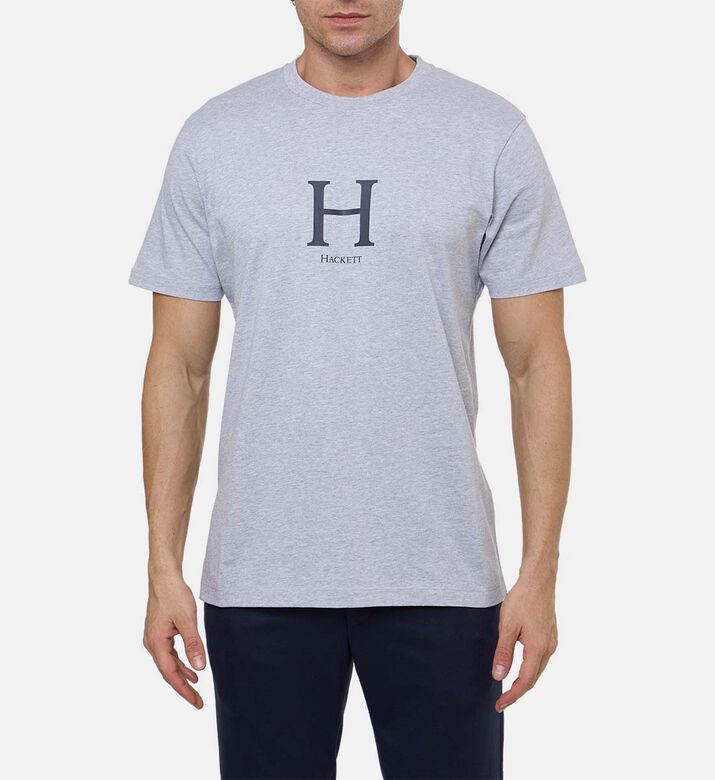 Hackett London Ts Heritage, Light-grey, S, Model View