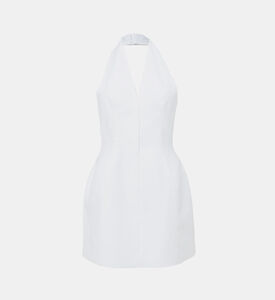 Halter Collar Mini Dress